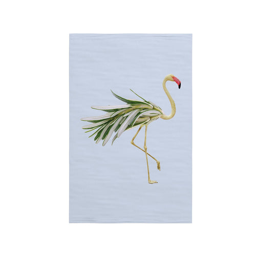 Torchon 100% Lin 50X65Cm - Décoration Romarin