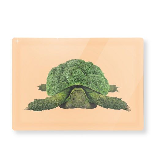 Planche À Découper/Plateau En Verre - Décoration Chou-Fleur