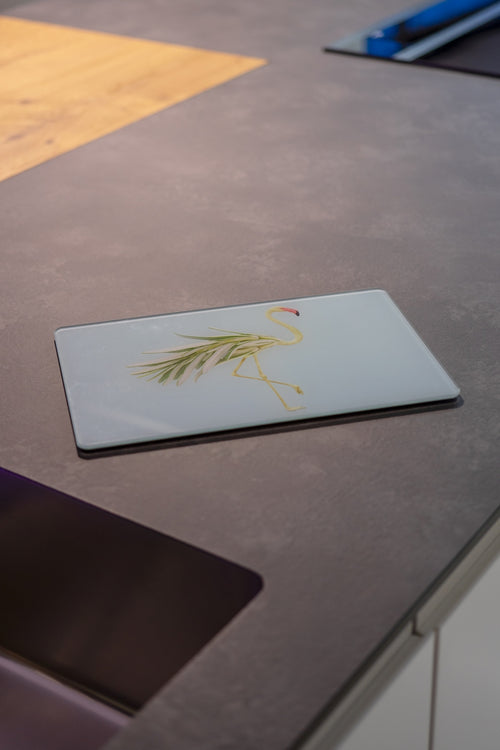 Planche À Découper/Plateau En Verre - Décoration Romarin