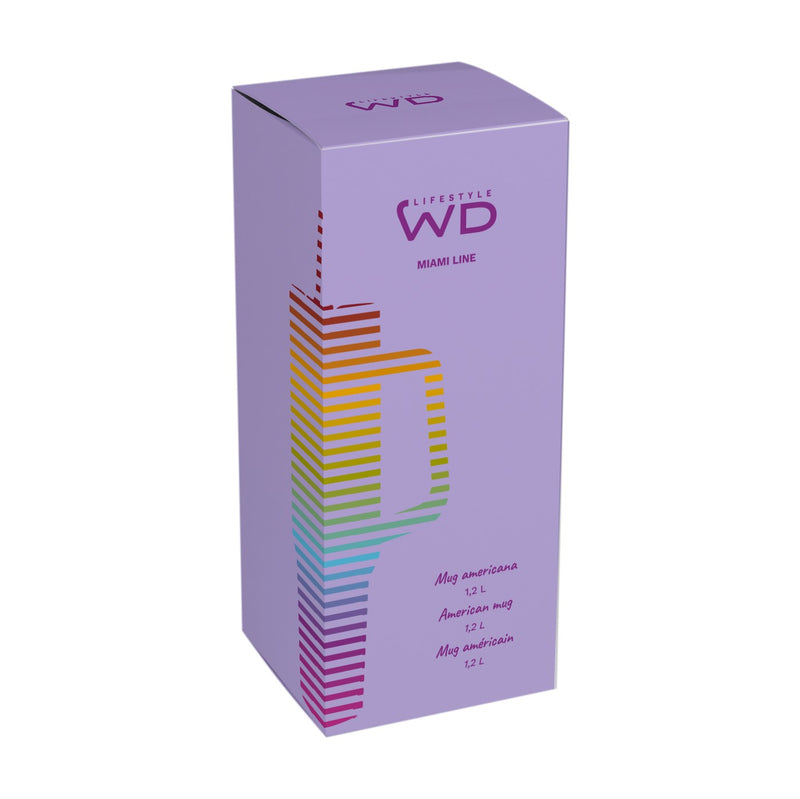 Mug Américain En Acier Inoxydable - Lilas