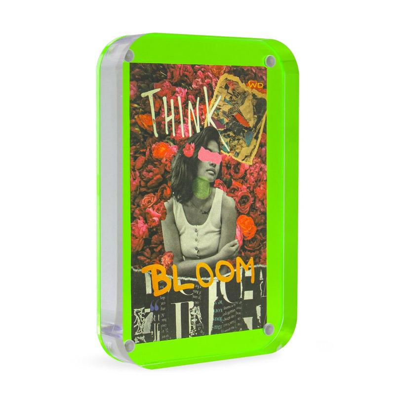 Acrylic Frame With Magnetic Closure - Green
