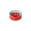 Paw Bowl - Red and Gray