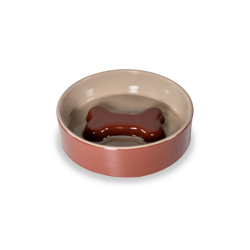 Wellington - Bone Bowl - Brown And Beige - Ceramic