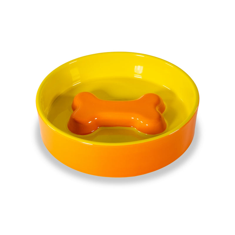 Cuenco de Hueso - Naranja y Amarillo
