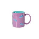 Wellington - Lot De 2 Mugs Arête De Poisson Bleue Claires - Céramique