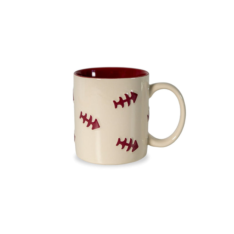 Wellington - Lot De 2 Mugs Arête De Poisson Bourgognes - Céramique