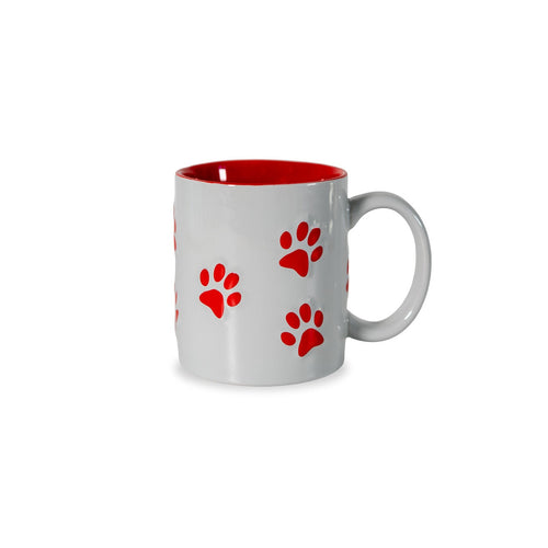 Wellington - Set of 2 Red Paw Mugs - Ceramic - 420ml