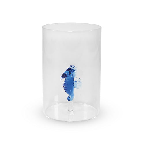 Monterey - Lot De 2 Gobelets Hippocampes - Verre Borosilicate