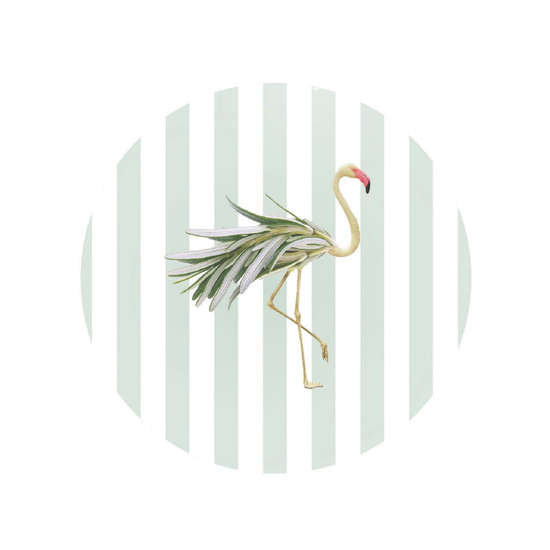 Mykonos - Planche À Découper Flamant Rose - Verre Borosilicate
