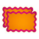 Samarcanda - Lot De 2 Sets De Table - Magenta - Textile