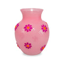 Monterey - Vase Avec Décorations Extérieures - Rose - Verre Borosilicate