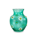 Monterey - Vase Avec Décorations Extérieures - Vert - Verre Borosilicate