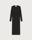 Robe En Laine Noire Gina