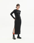 Robe En Laine Noire Gina