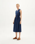 Vestido navy Seersucker Amapola-1