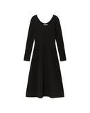 Vestido negro Soraya sostenible - silueta 6