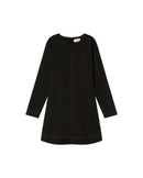 Vestido negro Melissa sostenible-silueta-1