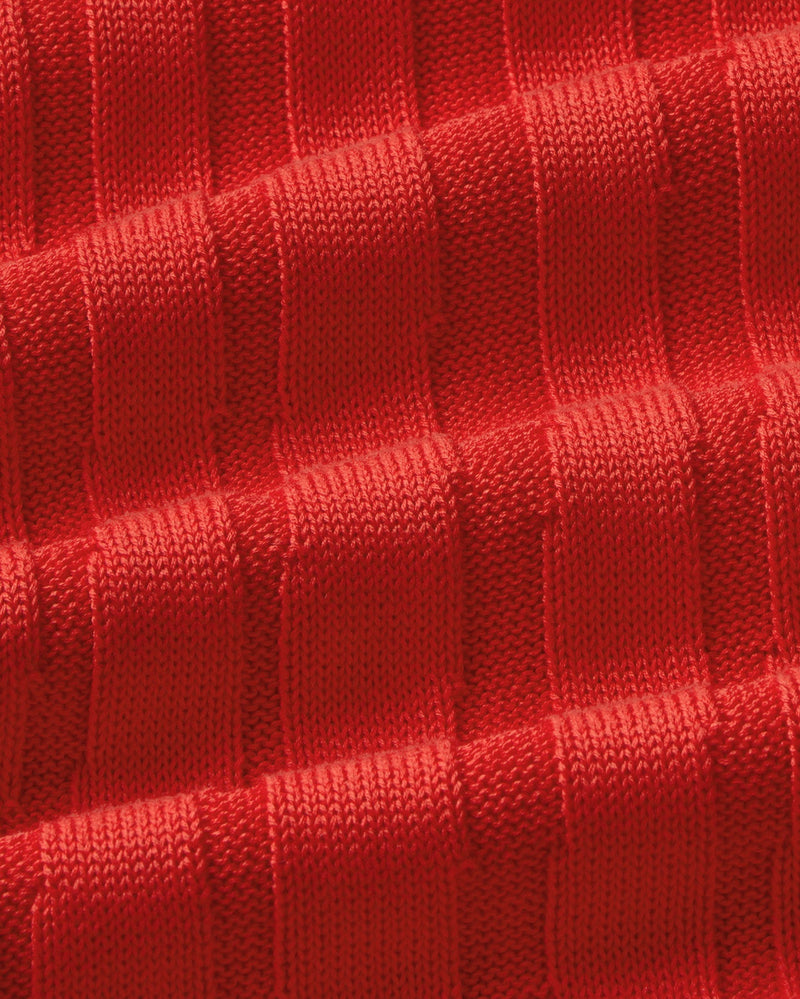 Vestido rojo punto Riko sostenible - silueta 2