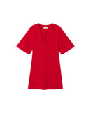 Vestido rojo Kim sostenible - silueta 2