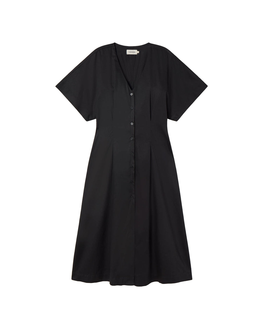 Vestido black Laura sostenible - silueta 1
