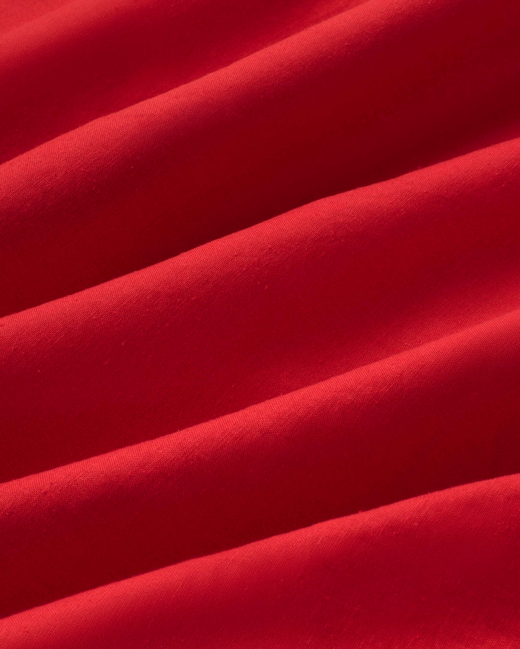 Vestido camisero largo rojo hemp Gianna sostenible silueta - 2