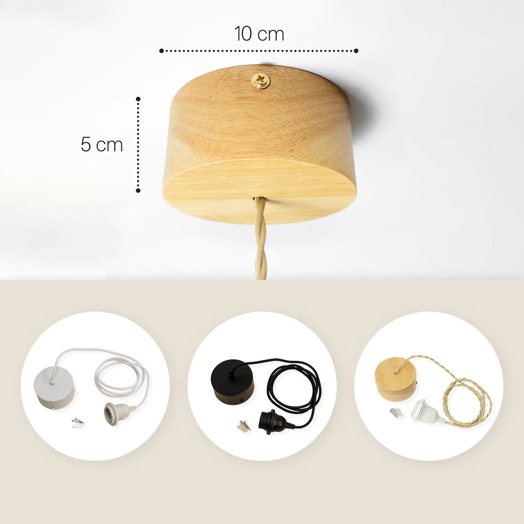 Mini Néo Oak-Stained | Pendant Light