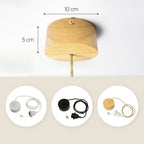 Mini Néo Oak-Stained | Pendant Light