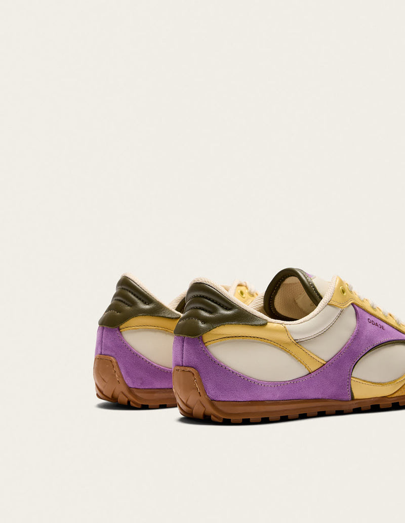 Baskets Basses Chantua - Citron Écru Lilas