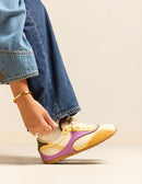 Baskets Basses Chantua - Citron Écru Lilas