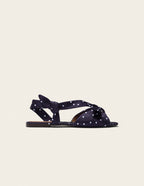 Sandales Jila - Pois marine