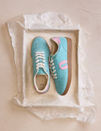 Baskets basses Lucia - Turquoise rose