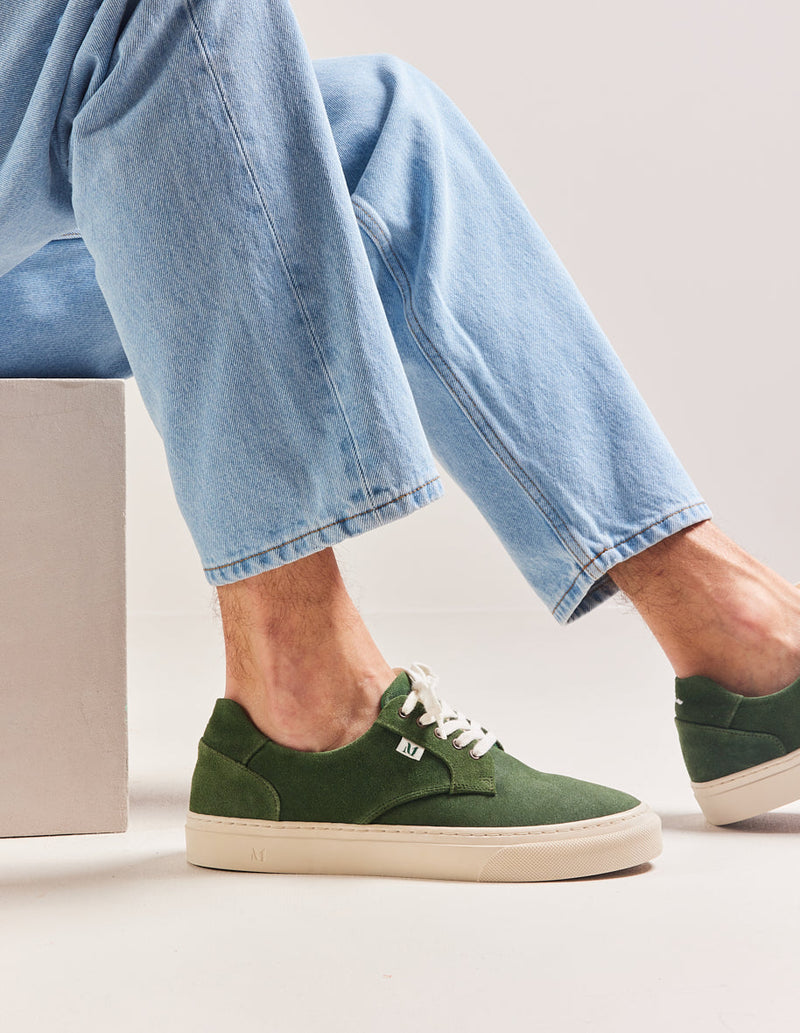 Alexandre Low Sneakers - Suede Green