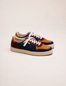 Arthur Low Sneakers - Suede Bordeaux Blue And Green