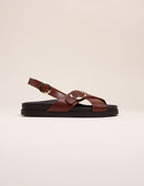 Astrid Sandals - Brown Leather