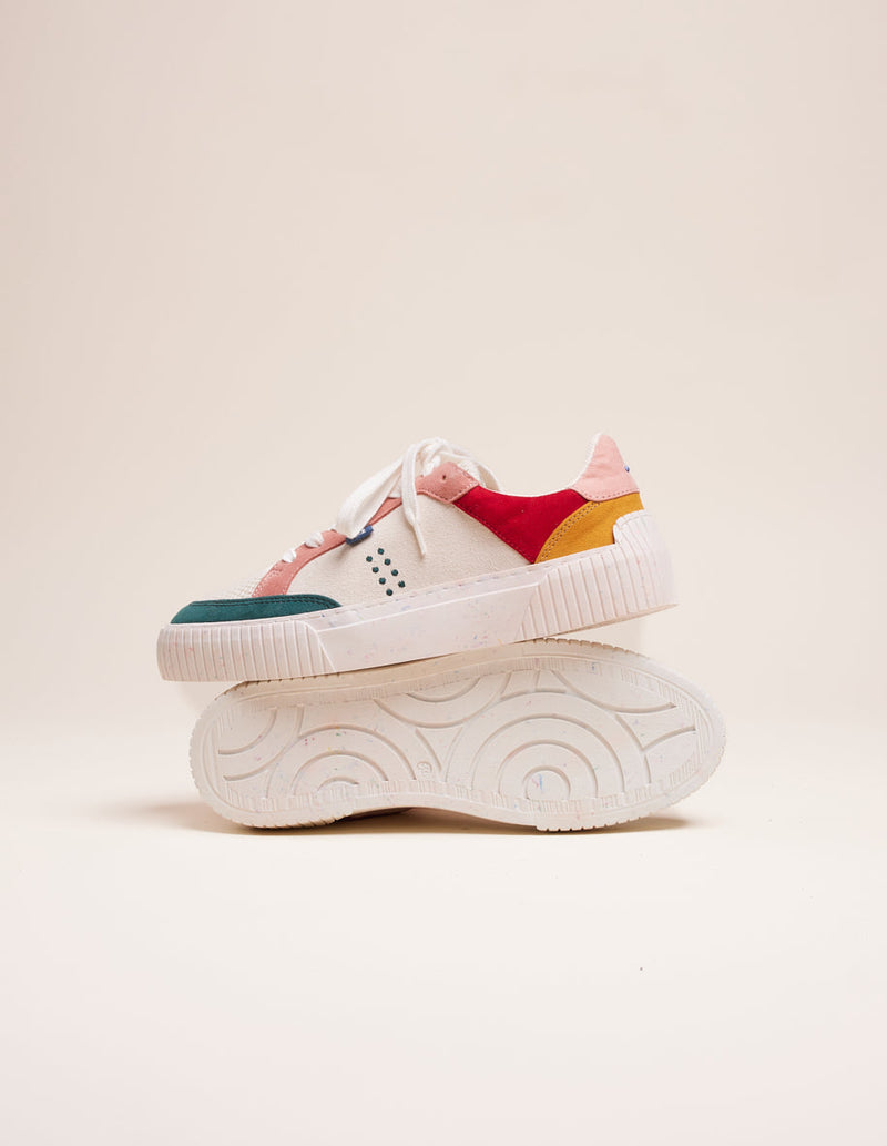 Bianca Low Sneakers - Fir Tree Ecru Peach