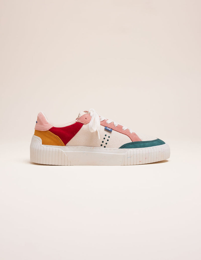 Bianca Low Sneakers - Fir Tree Ecru Peach