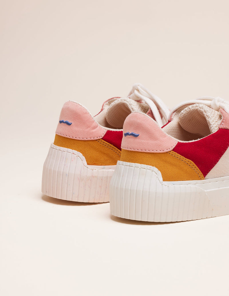 Bianca Low Sneakers - Fir Tree Ecru Peach