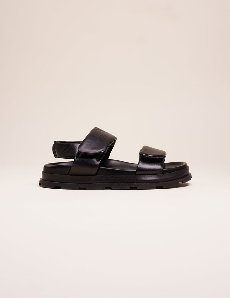Clara Sandals - Black Leather