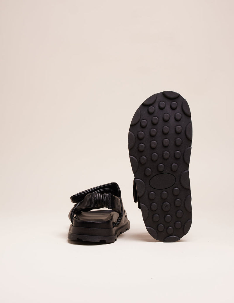 Clara Sandals - Black Leather