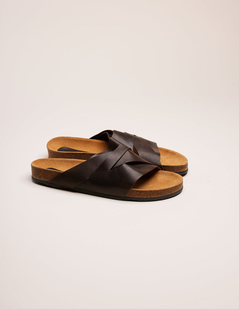 sandals Loic - Chocolate Pull-Up