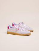 Lucia Low Sneakers - Blanc Et Rose