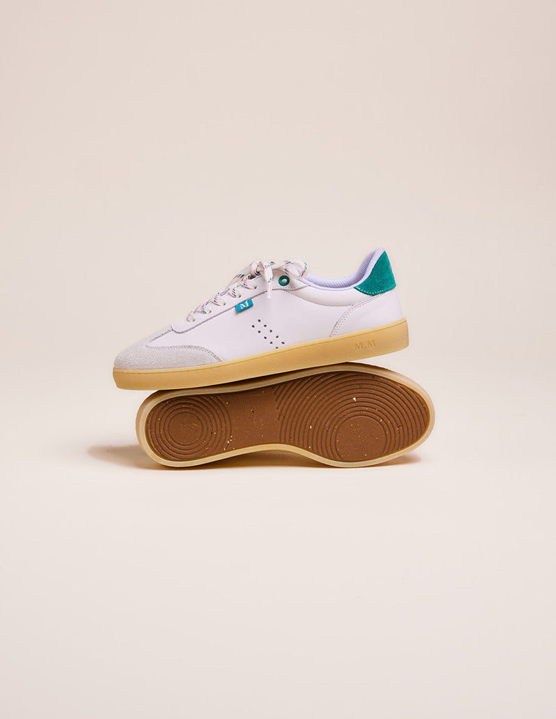 Lucia Low Sneakers - Blanc And Duck