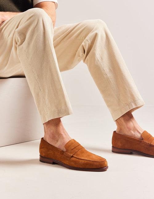 Marlo Loafers - Amber Suede