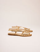 Ninon B Sandals - Gold Leather