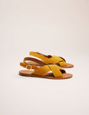 Paloma sandals - Mustard Suede