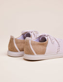 René Low Sneakers - Leather Blanc and Linen