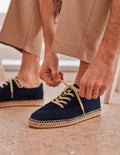 Espadrilles Raymond - Suède marine