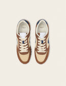 Baskets Basses Adrien - Marron Écru Marine