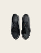 Derbies Deborah - Cuir noir et pony noir