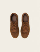 Baskets Basses Nino - Suède Huilé Marron